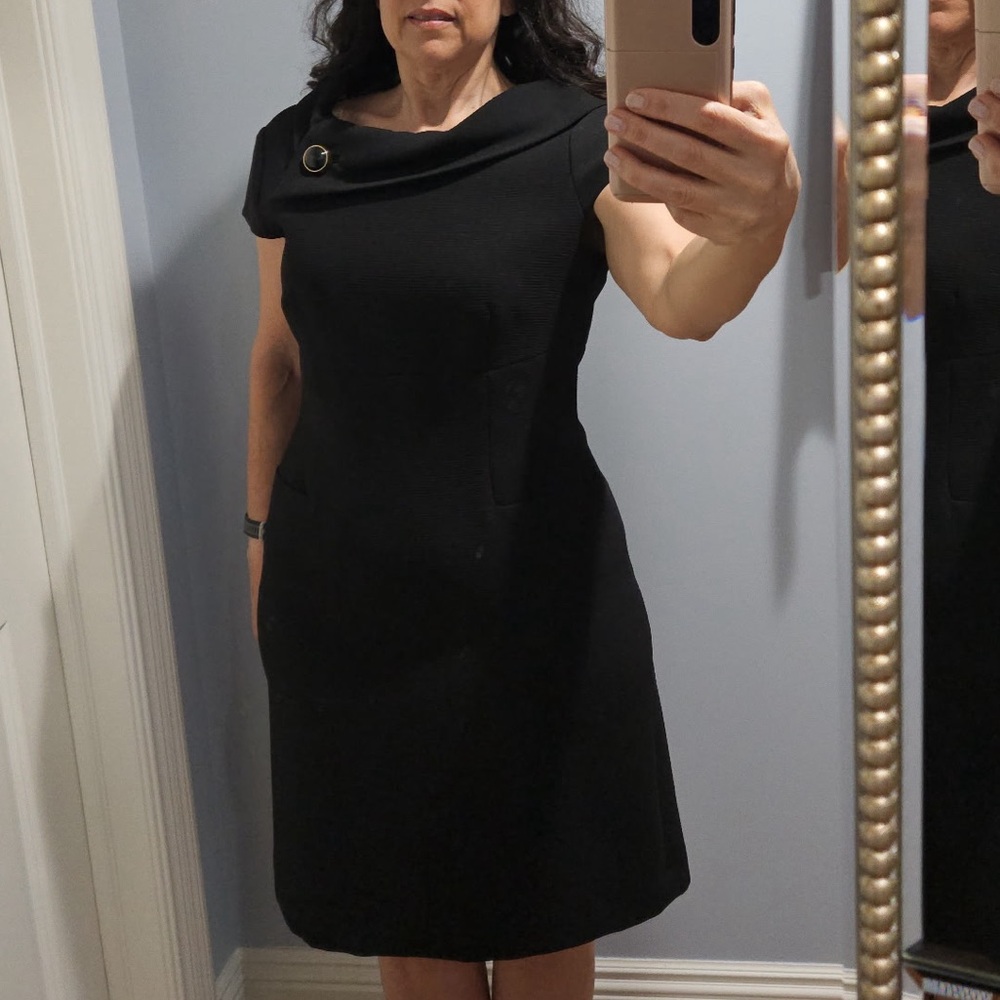 Tahari Black Dress
